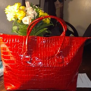 Large red Tote